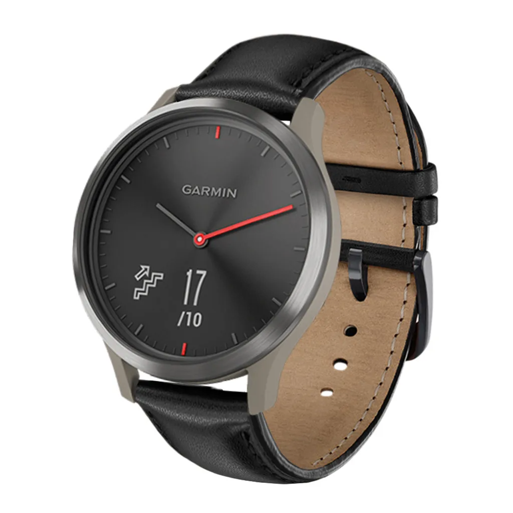 Для Garmin vivomove HR часы легко подходят 20 мм ширина удобные кожаные аксессуары ремешок для браслета сменный ремешок наручный браслет
