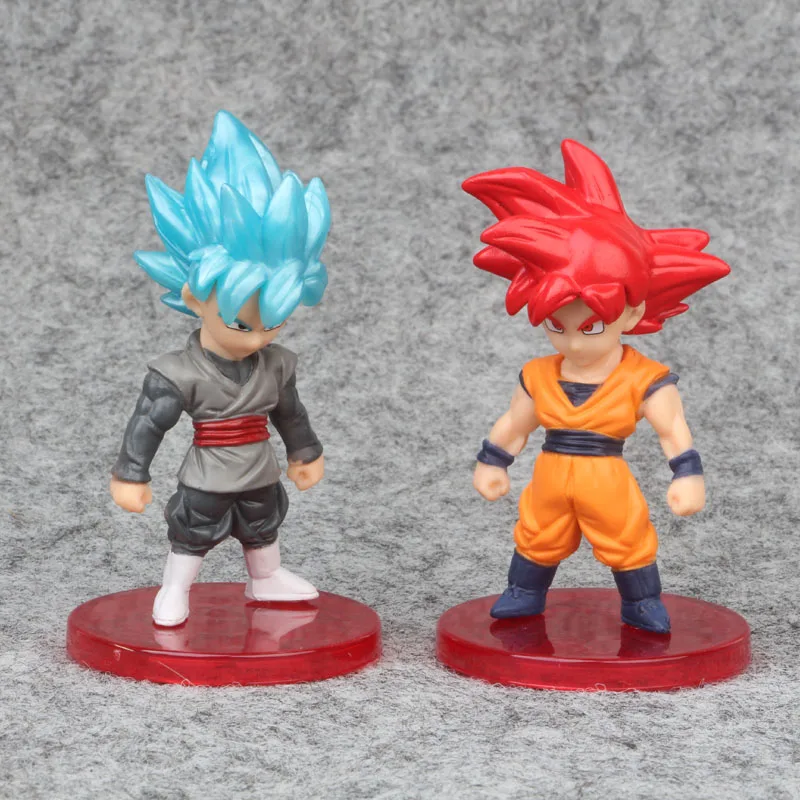 21 шт./лот фигурка Dragon Ball Super Saiyan Son Goku Vegeta Frieza vegetto из ПВХ Аниме Фигурка Коллекционная модель игрушка в подарок