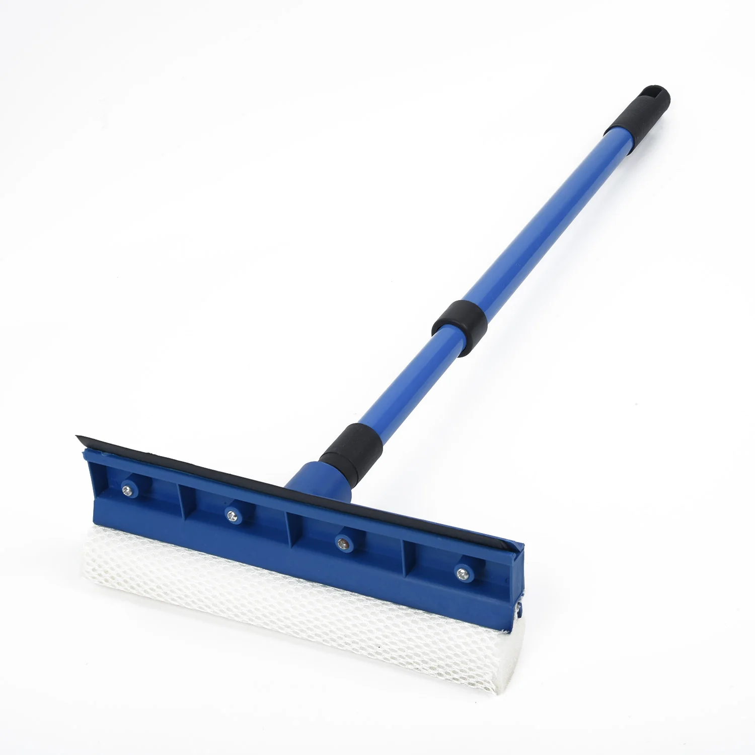 2 In 1 Telescopic Casement Glass Squeegee Cleaner Wiper Long Handle Sponge Brush Window Housework Kitchen Cleaning Tools cleaning brush window cleaning squeegee window cleaner window cleaning tool glass scraper glass window scraper cleaning squeegee scraper tool scraper cleaner glass cleaner brush