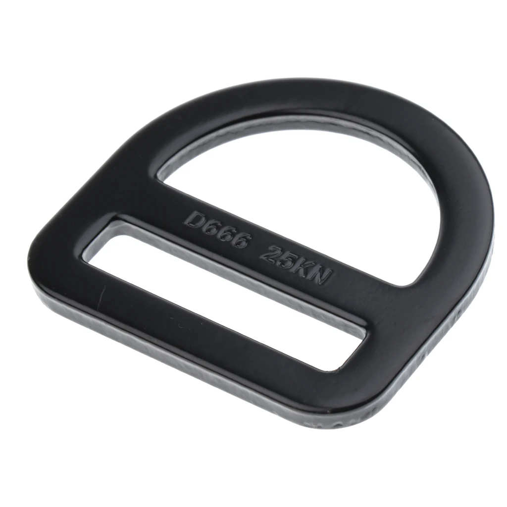 Outdoor Safety Harness Buckle Slotted D Ring Hardware for Climbing Arborist Climbing Accessories