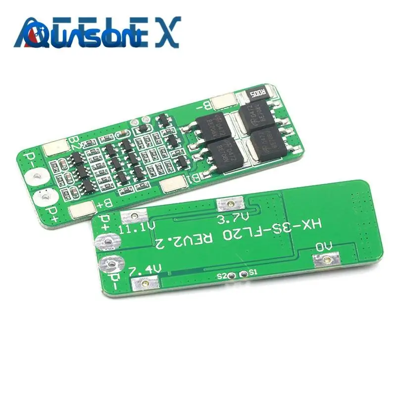 3S 20A Li-ion batterie au Lithium 18650 chargeur PCB BMS carte de Protection 12.6V cellule 59x20x3.4mm Module ► Photo 2/6