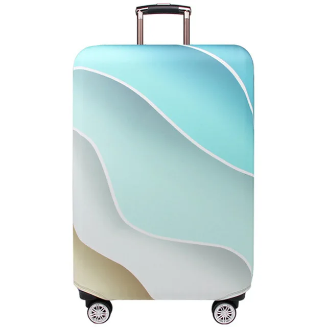 H-Luggage cover HMUNII эластичный Чехол для багажа с животными, чехол Чехол для костюма, аксессуары для путешествий для багажа 18-32 дюймов, пылезащитный чехол для багажника на колесиках - Цвет: H-Luggage cover