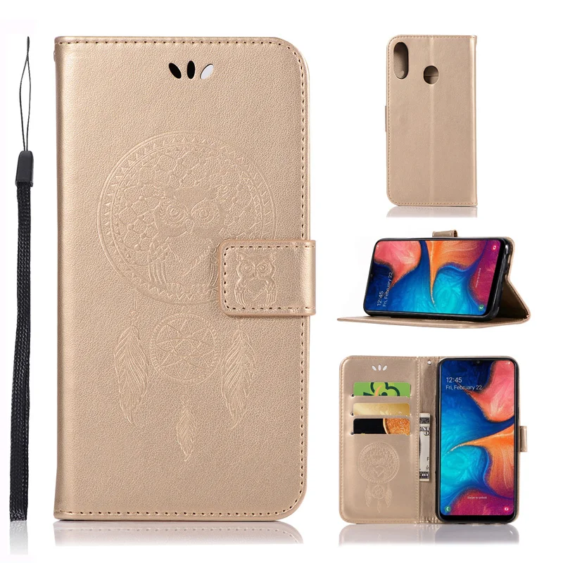 Flip Leather Wallet Bag For Samsung Galaxy A20S SM-A207F A20 S A20e SM-A202F Case A20 SM-A205F Mobile Phone Cover Pouch