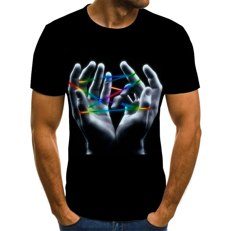 Camiseta Vertigo Hypnotic 3d camiseta de verano para hombre camisetas imprestas en 3D compresión manga corta |Футболки| |