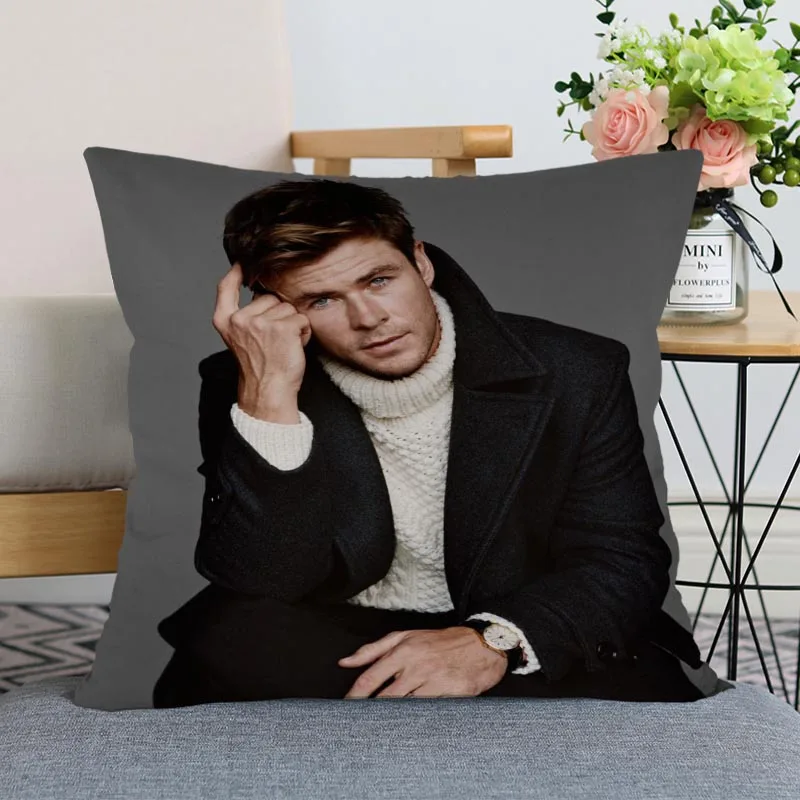 Хороший чехол для подушки Chris Hemsworth, современный домашний декоративный чехол для подушки 35x35 см, 40X40 см(с одной стороны) для гостиной, наволочка для подушки - Цвет: 17