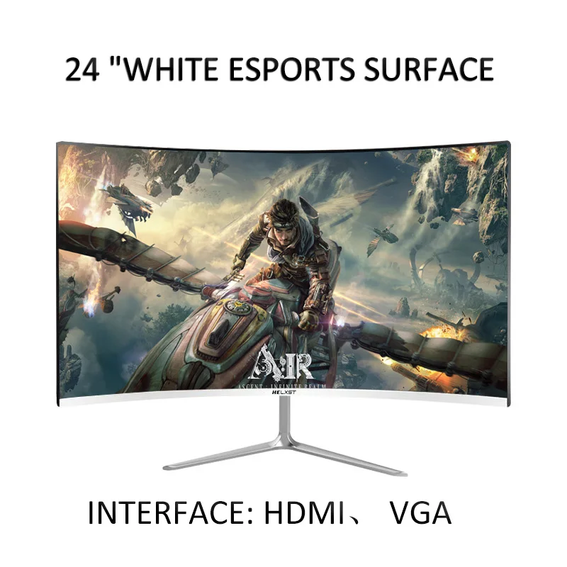 Изогнутый HD монитор для компьютера 24/27/32 дюйма 144 Гц 4K дисплей киберспорта