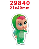 PR29840 30 шт мультяшный персонаж плоское украшение из смолы PR 18797 - Цвет: PR29840