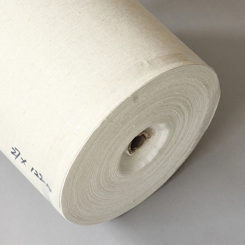 HDNSAUD Blank Canvas Roll Professional Blank Canvas For Painting Layer Acrylic Oil Painting Canvas Linen Blend Primed Art Supplies For Artist 5M One Roll(5M Long Width 88cm
