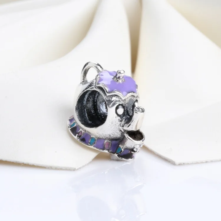 

Free Shipping Authentic 925 Sterling Silver Chips Charms Fit Original Pandora Bracelet Women DIY Jewelry Bead