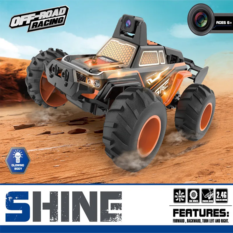2.4G RC카, 와이파이 FPV HD 카메라, SUV 1:32 미니 오프로드 고속 원격 제어, 클라이밍 카, 어린이 VR 장난감