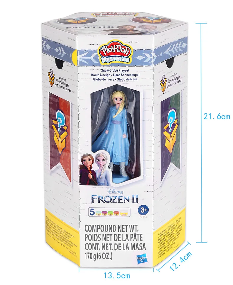 frozen snow globe play doh