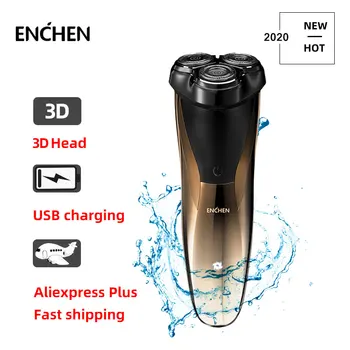 

Enchen blackstone Electric Shaver Razor Men portable Dry Wet Beard Trimmer Rechargeable washable 3D head machine for shaving