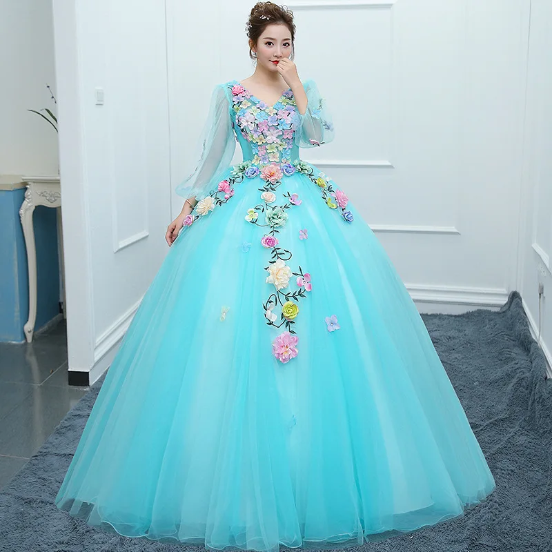 

Quinceanera Dresses Light Blue Ball Gown Vestidos De 15 Anos Quinceanera 2020 Robe De Bal Vestido De Quincianera Sweet 16 Dress