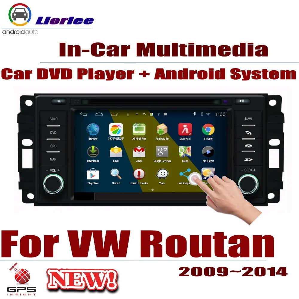 Для VW Routan 2009 2014 Аудио Видео в мультимедиа головное устройство Автомобильный Android