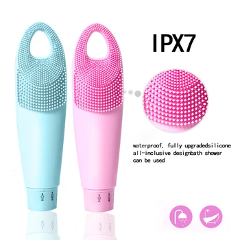 

Electric Waterproof Silicone Cleansing Apparatus Massage Apparatus Sonic Cleansing Brush to Remove Blackheads