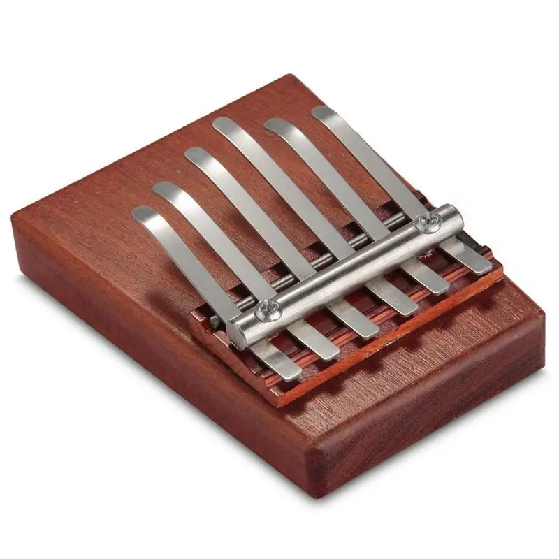 Музыка 6 клавиш калимба Mbira большой палец пианино дерево традиционные африканские Музыкальные инструменты 6 тон