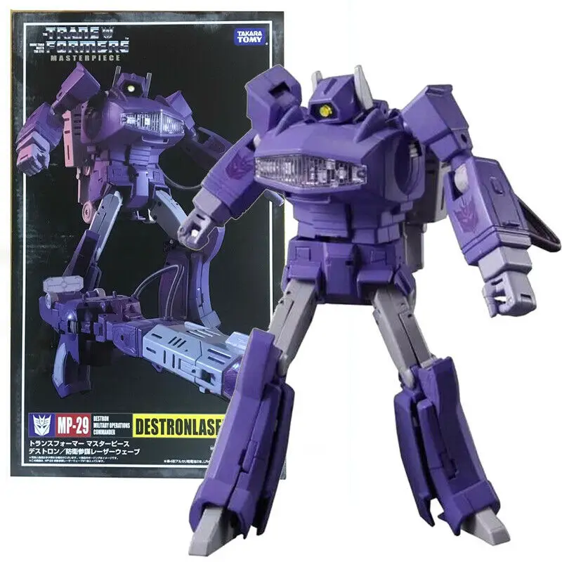 Transformers Masterpiece MP-29 Shockwave G1 Destron Laserwave Action Figures Toy 