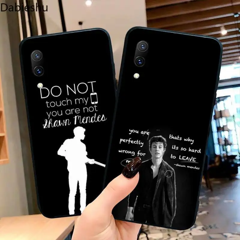 Dabieshu Singer Shawn Mendes Customer Phone Case For Vivo Y91c Y17 Y51