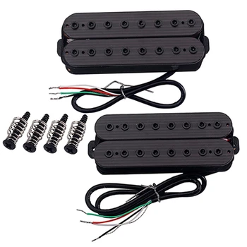 

HOT-2PCS 8 Strings Neck Bridge Pickup Humbucker 18/20K for Pedal Steel Guitar
