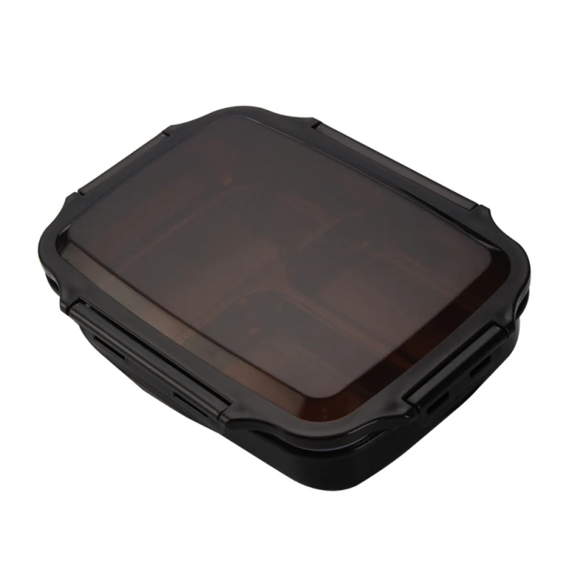 304 Bento Box фаст-фуд герметичная коробка для завтрака с крытой столовой Ланч-бокс для студентов - Цвет: 01
