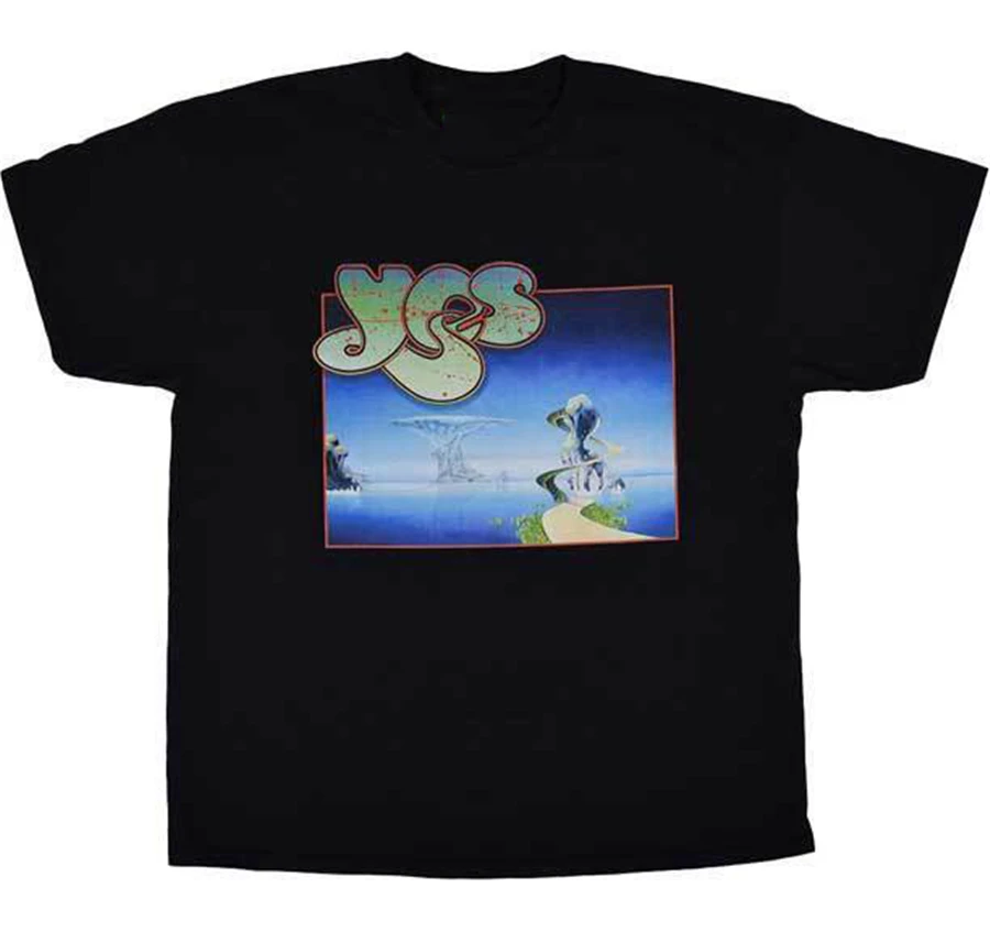 Футболка с надписью Yes Songs M-L-Xl-2Xl новинка футболка Liquid Blue Merch-Yes (Band) новые Забавные
