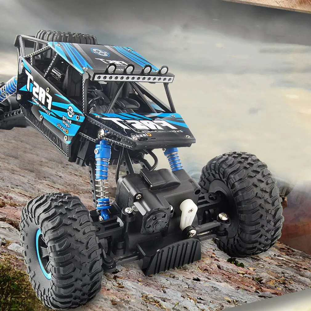 OCDAY 1:18 Electric Large Size Remote Vehicles Driving Car Four-Wheel Drive High Speed Off Road Remote Control Car Toys