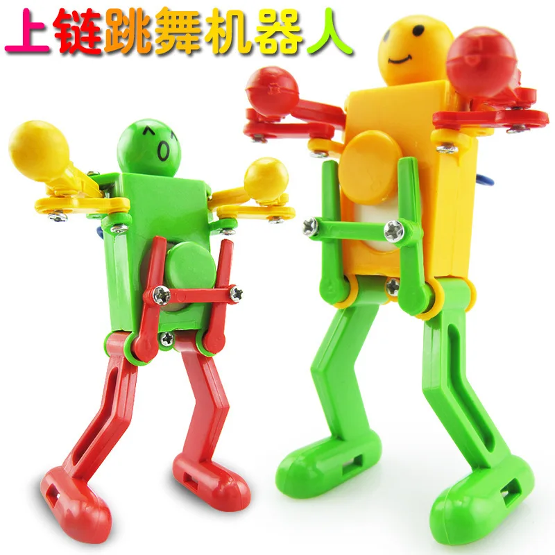 

Children Creative Spring-Winding Small Toy Wind-up Toy Winding Dancing Robot Hot Sales
