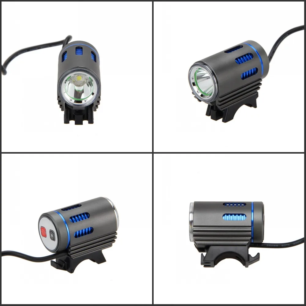 WasaFire Mini L2 Bike Light White Blue LED Bicycle Light Front Lamp MTB Cycling Headlamp 3000LM Headlight + 18650 Battery Pack WasaFire Mini L2 Bike Light White Blue LED Bicycle Light Front Lamp MTB Cycling Headlamp 3000LM Headlight + 18650 Battery Pack