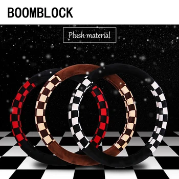 

BOOMBLOCK Car Business Four Seasons Steering Wheel Cover For Saab Chevrolet Cruze VW Passat B5 B6 B7 Toyota Corolla 2008 RAV4