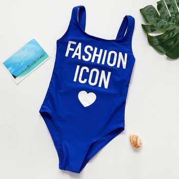 

7-13 Years Girls Swimsuit One Piece Fashion Icon Children's Swimwear 2020 New Girls Bathing Suit One Piece Beachwear 977