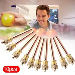 One-Way Valve Fluoride Nozzle Air Conditioner Refrigeration Tube Valves Replacements Parts Od Filling Access Copper W8F7