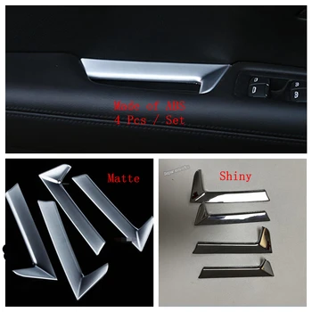 

Lapetus Car Door Catch Doorknob Handle Strip Cover Trim Fit For Cadillac XT5 2017 - 2020 ABS Accessories Interior Matte / Shiny