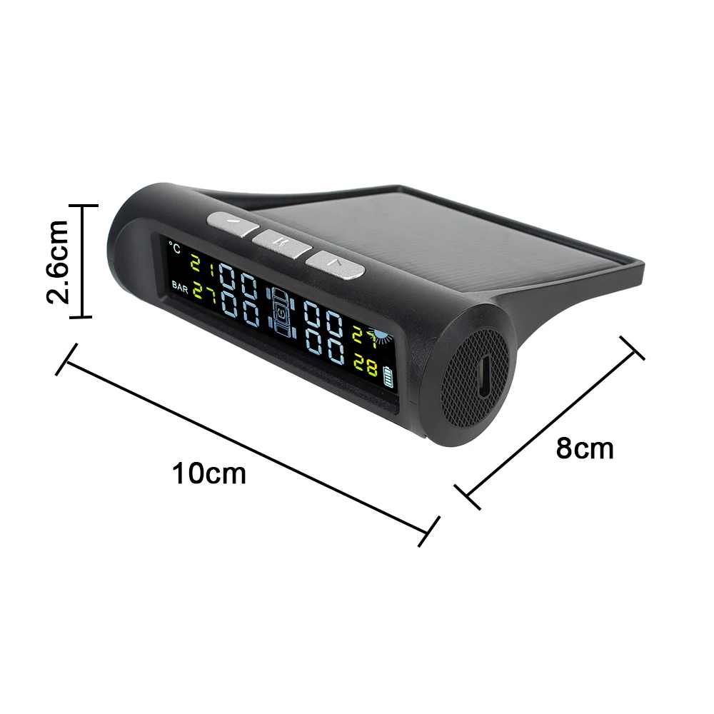 LEEPEE Ÿ̾ з ͸ ý, ¾籤 TPMS,  LCD ÷, ܺ  4  