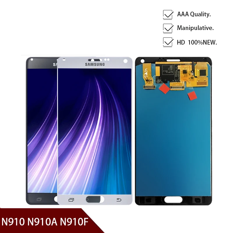 New Original LCD For Samsung Galaxy Note 4 N910 N910A N910F N910H Touch Screen Digitizer Assembly Free shipping | Компьютеры и офис