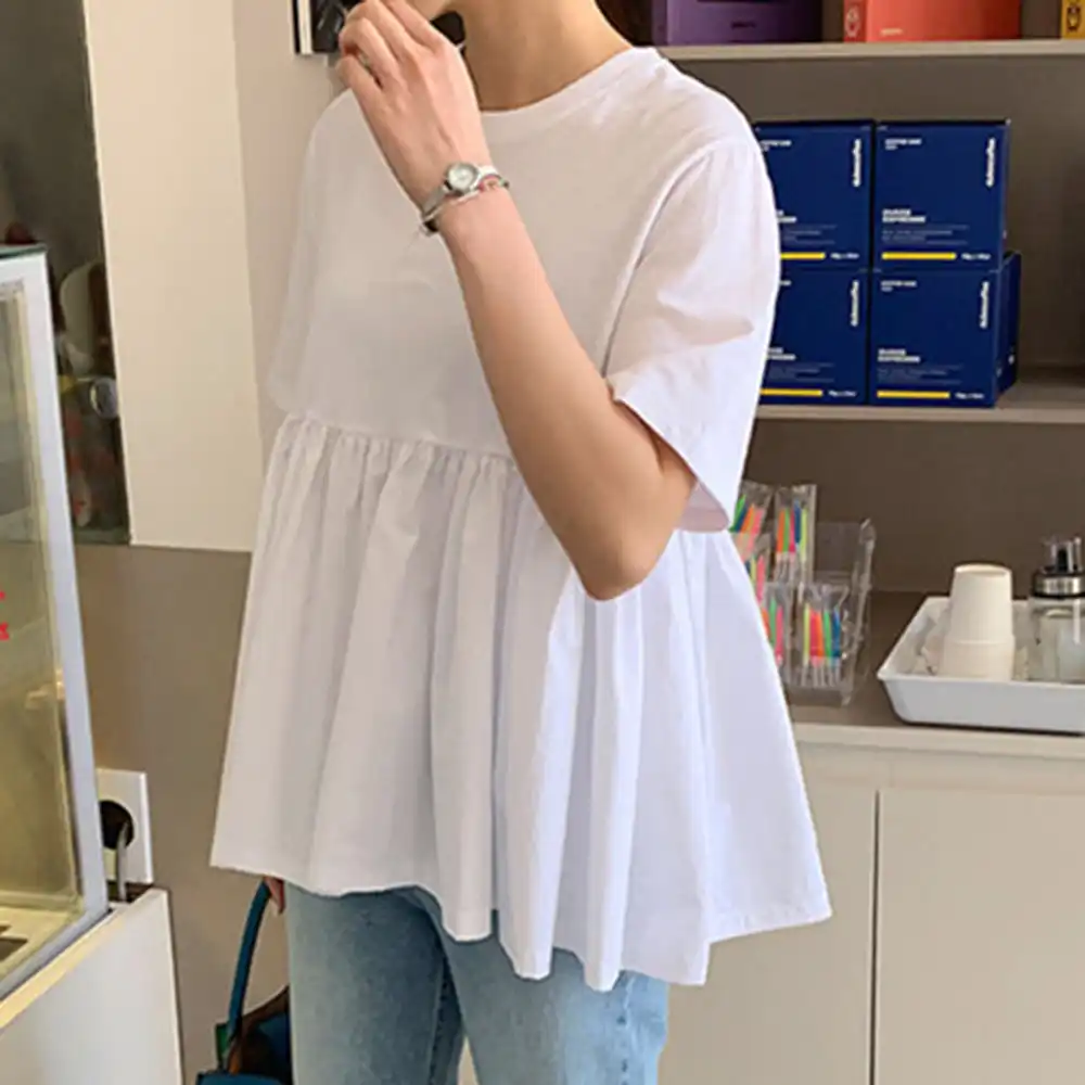 Cute white summer blouses Clearance