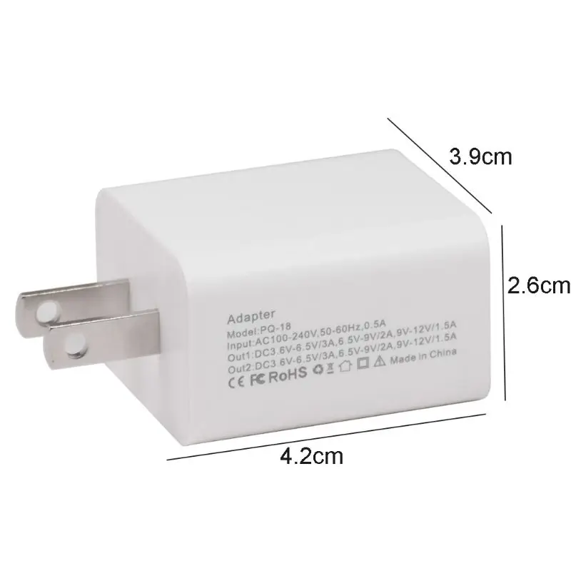 Быстрая зарядка QC3.0 type C PD3.0 USB быстрое зарядное устройство адаптер для мобильного телефона планшета