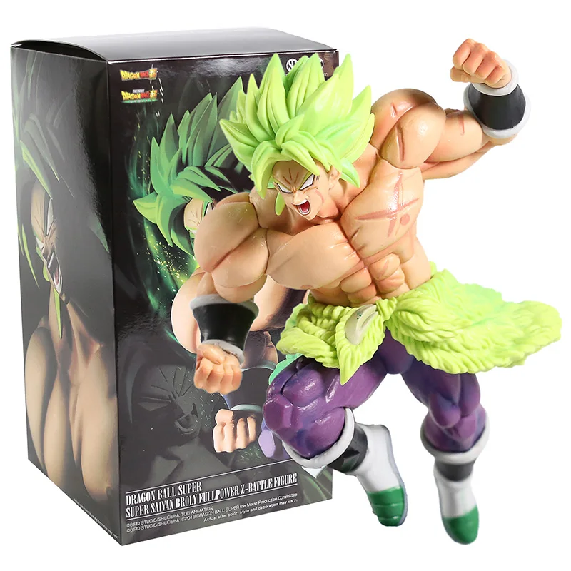Dragon Ball Z Broly Figurine Super Saiyan Broly Action Figure Broly Figuarts Broly DBZ PVC Model Doll Toy - Цвет: E box