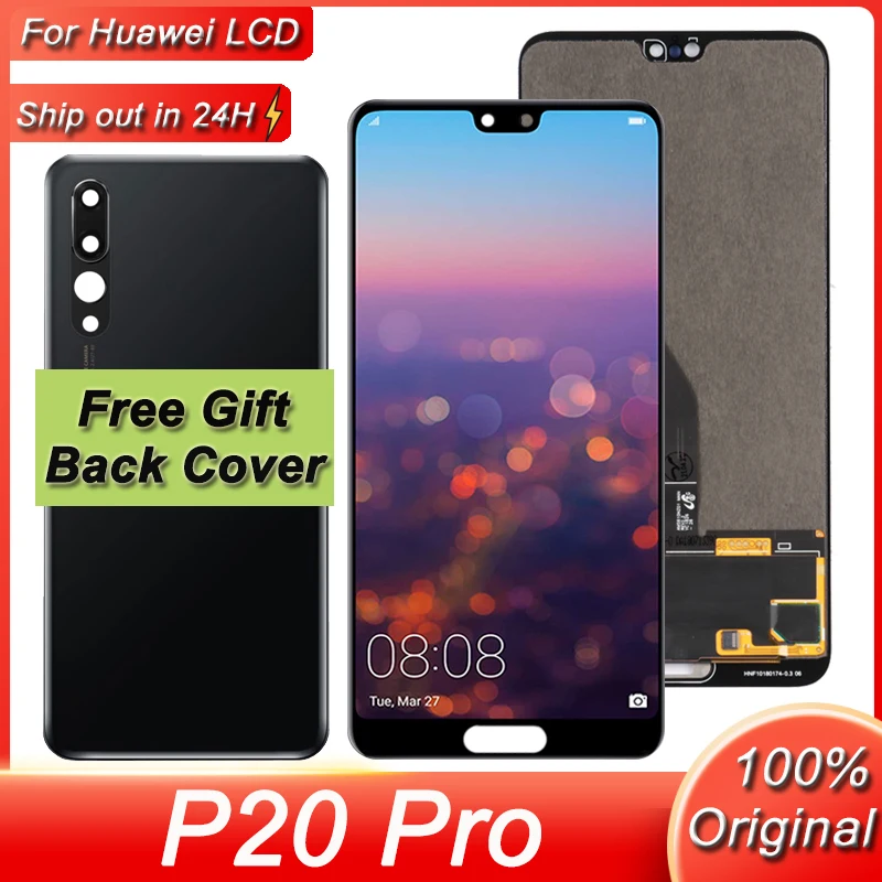 100% Original 6.1'' AMOLED Display For Huawei P20 Pro LCD Touch Screen Digitizer Assembly CLT-L09 CLT-L29 CLT-AL01 Repair Parts |
