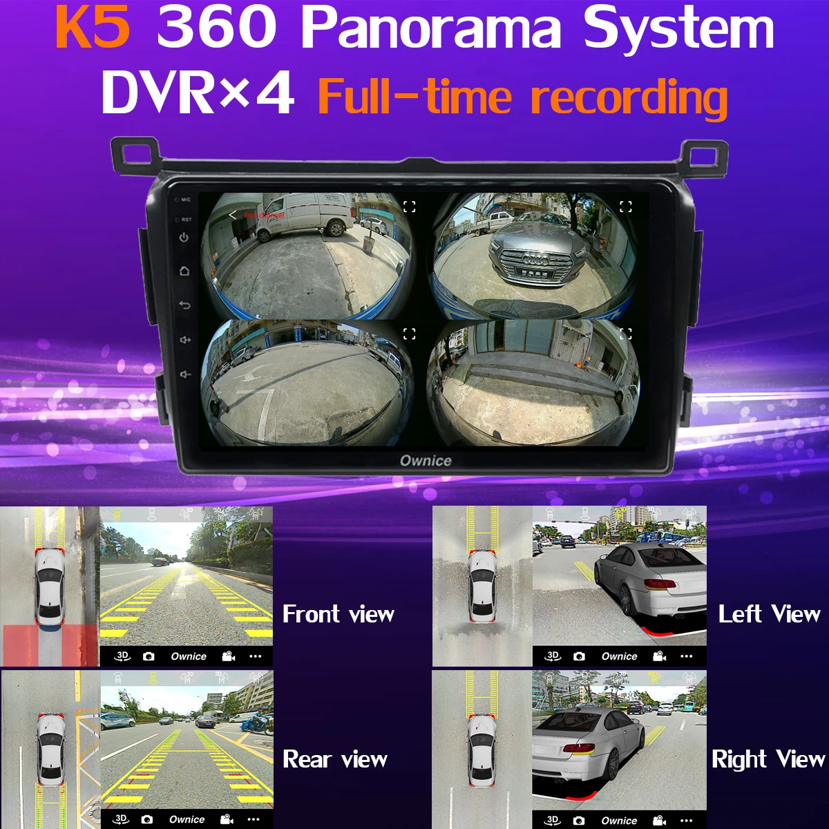 Discount 360°Panoramic 4G+WiFi 8Core 4+64G Android 9.0 Car Multimedia Player Radio For Toyota RAV4 RAV 4 2013-2019 GPS SPDIF DSP CarPlay 3