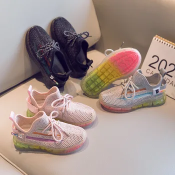 

Children Sports Shoes Kids Running Sneakers Baby Boys Mesh Breathable 2020 Spring New Toddler Girls Shoes Baby Shoes