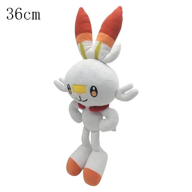 Sword shield Pokemon Plush Toy Scorbunny Sobble Grookey Peluche Doll Zacian Zamazenta Raboot Eevee Stuffed Toys Christmas Gift