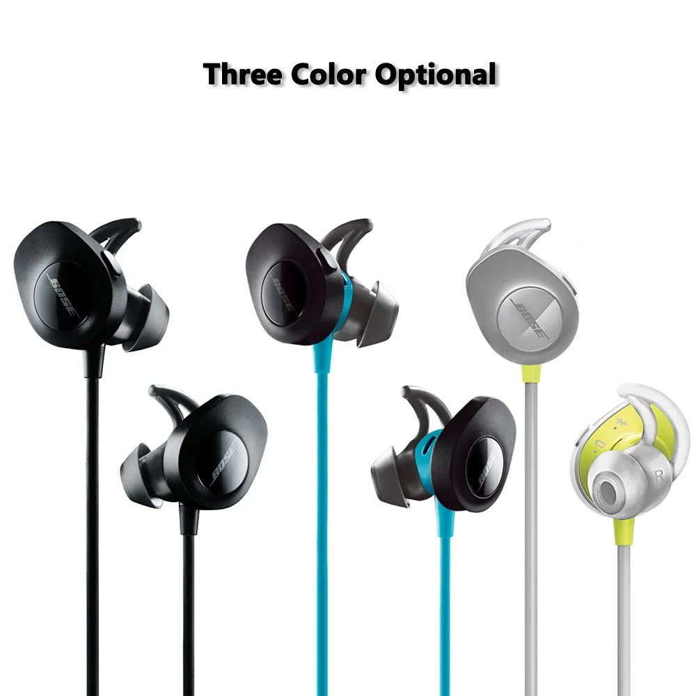 Bose SoundSport Wireless Bluetooth Headphones Sweatproof Earphone Sport Headset Smart Bass Earbuds In line Control with Mic