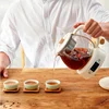 1L Kitchen Electric Kettle Home Appliances Automatic Teapot Glass Tea Steaming Cooking Machine 220V Tea Pot 4