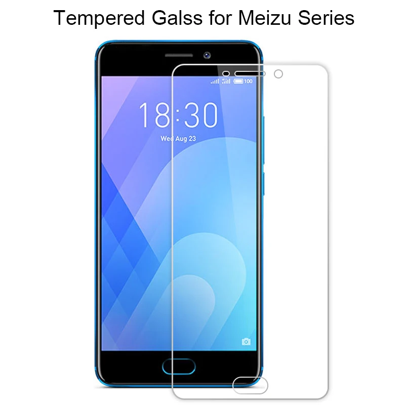 Защитное стекло 9H HD закаленное для Meizu U10 U20 C9 Pro Maisie M6T 6S 16T Note 6 7 8 9 M10|Защитные стёкла