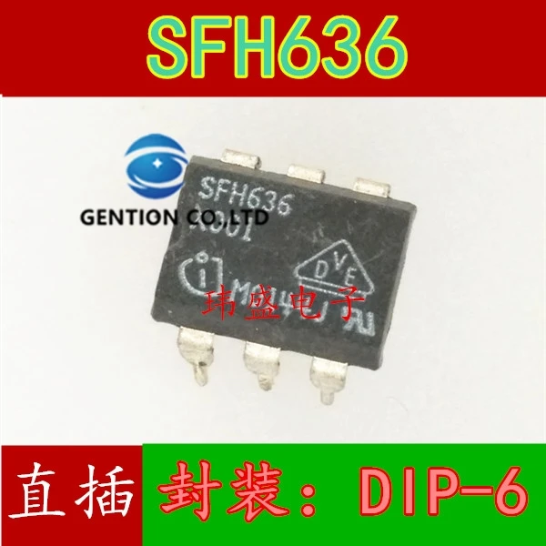 10PCS SFH636 DIP 6 Optocoupler SFH636 X001 in stock 100% new and ...