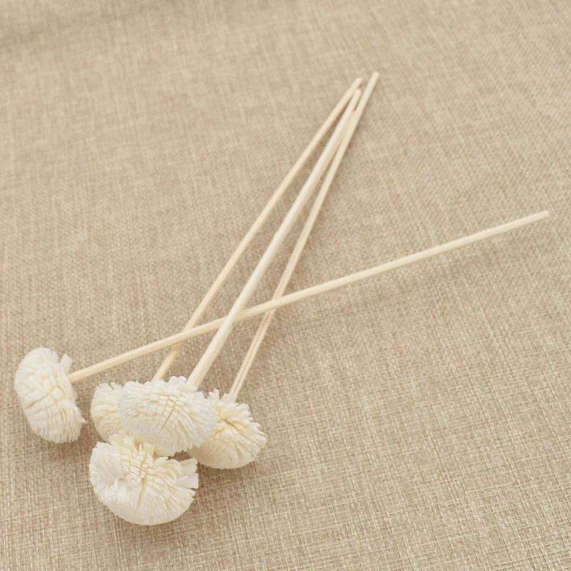 5pcs3mmFlowerShapeRattanReedOilDiffuserRefillStickReed