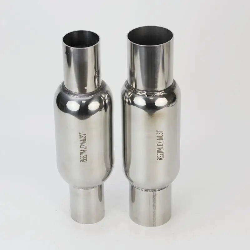 2'' 2.5'' Inlet 12.5'' Length Car Glasspack Muffler Bullet Perry