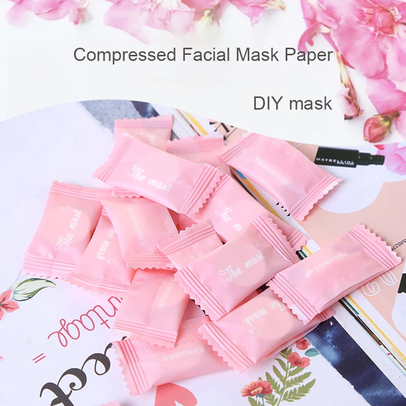 5/10 шт сжатые маски для лица бумажные одноразовые обернутые DIY Маски Бумага