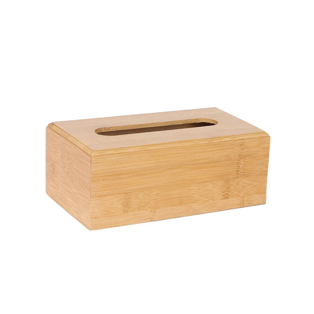 Alpine Industries Bamboo Rectangular Napkin Dispenser Holder Tissue Box Cover Alpine Industries Bamboo Rectangular Napkin Dispenser Holder Tissue Box Cover