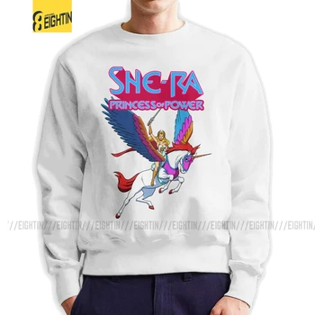 

She-Ra Princess Of Power Men's Pullovers Cotton Crazy Sweatshirts He-Man and the Masters of the Universe Tops New Arrival Hoodie